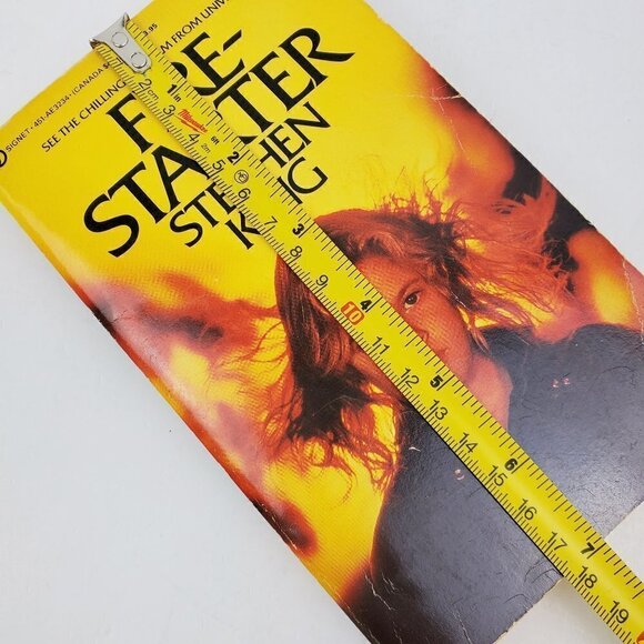 Firestarter Stephen King Movie Tie-In Signet 1981 Book Drew Barrymore Cover - Picture 11 of 11